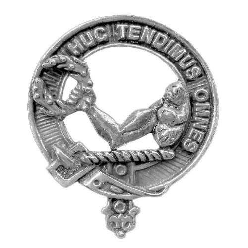 Image 1 of Paterson Clan Cap Crest Stylish Pewter Clan Paterson Badge