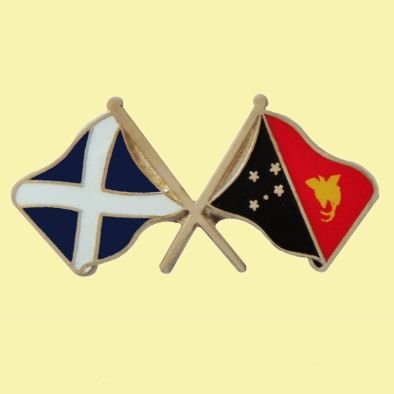 Image 0 of Saltire Papua New Guinea Cross Country Flags Friendship Enamel Lapel Pin Set x 3