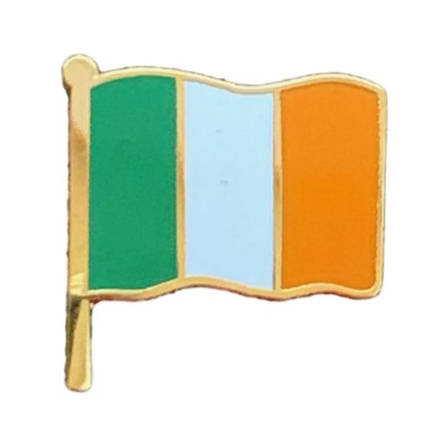 Image 1 of Ireland Flag Friendship Single Small Enamel Badge Lapel Pin Set x 3