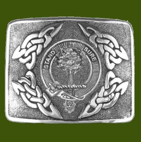 Image 0 of Anderson Clan Badge Interlace Mens Stylish Pewter Kilt Belt Buckle