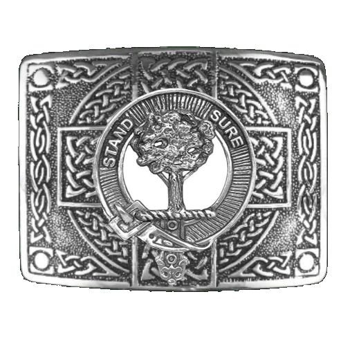 Image 1 of Anderson Clan Badge Celtic Cross Mens Stylish Pewter Kilt Belt Buckle