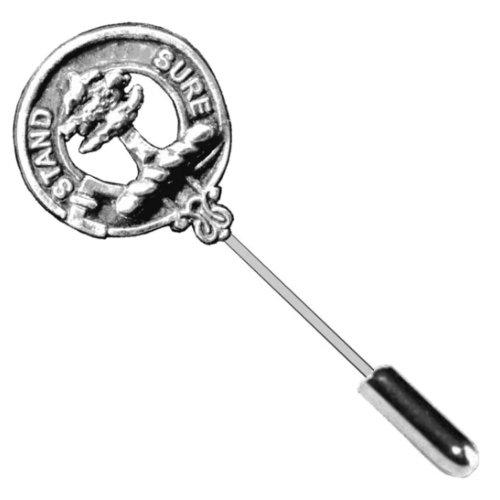 Image 1 of Anderson Clan Badge Sterling Silver Anderson Clan Crest Lapel Pin
