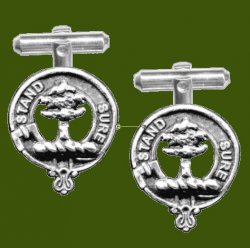 Anderson Clan Badge Stylish Pewter Anderson Clan Crest Cufflinks