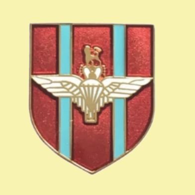 Image 0 of Paratroops British Military Shield Enamel Badge Lapel Pin Set x 3