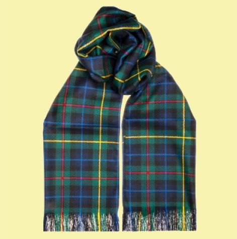 Image 2 of Weir Modern Tartan Lightweight Wool Fabric Ladies Stole