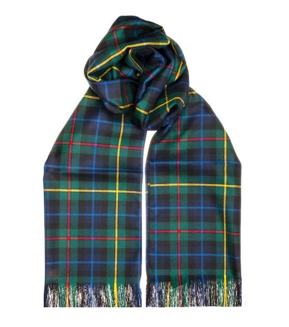 Image 3 of Weir Modern Tartan Lightweight Wool Fabric Ladies Stole