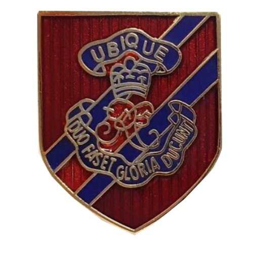 Image 1 of Royal Engineer Officer British Military Shield Enamel Badge Lapel Pin Set x 3
