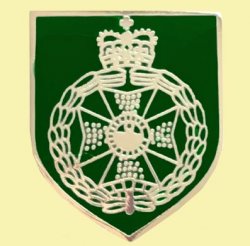 Royal Green Jackets British Military Shield Enamel Badge Lapel Pin Set x 3
