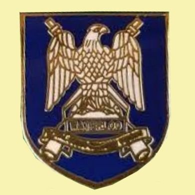 Image 0 of Royal Scots Dragoon Guards Military Shield Enamel Badge Lapel Pin Set x 3