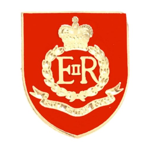 Image 1 of Royal Military Police British Military Shield Enamel Badge Lapel Pin Set x 3