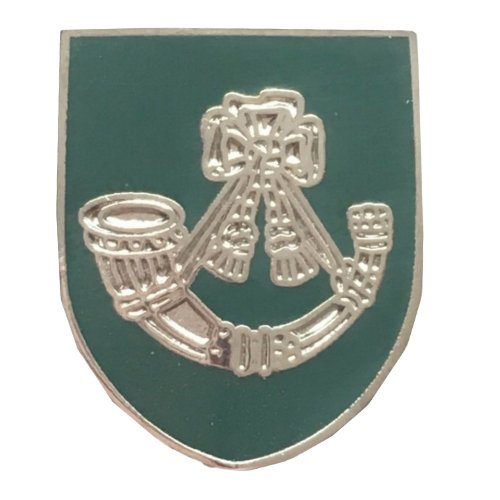 Image 1 of Light Infantry British Military Shield Enamel Badge Lapel Pin Set x 3