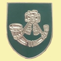 Light Infantry British Military Shield Enamel Badge Lapel Pin Set x 3