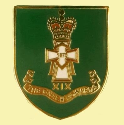 Image 0 of Green Howards British Military Shield Enamel Badge Lapel Pin Set x 3