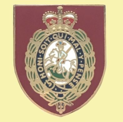 Image 0 of Northumberland Fusiliers British Military Shield Enamel Badge Lapel Pin Set x 3