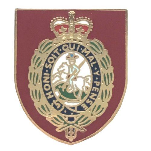 Image 1 of Northumberland Fusiliers British Military Shield Enamel Badge Lapel Pin Set x 3