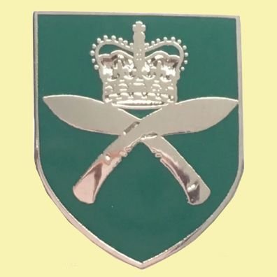 Image 0 of Royal Gurkha Regiment British Military Shield Enamel Badge Lapel Pin Set x 3
