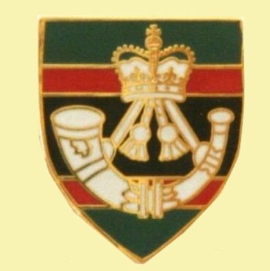 Image 0 of Rifles British Military Shield Enamel Badge Lapel Pin Set x 3