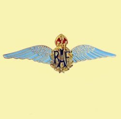 WW2 RAF WINGS ROYAL AIR FORCE SWEETHEARTS BROOCH VETERAN BADGE GILT ENAMEL 