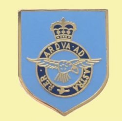 Royal Air Force British Military Shield Enamel Badge Lapel Pin Set x 3