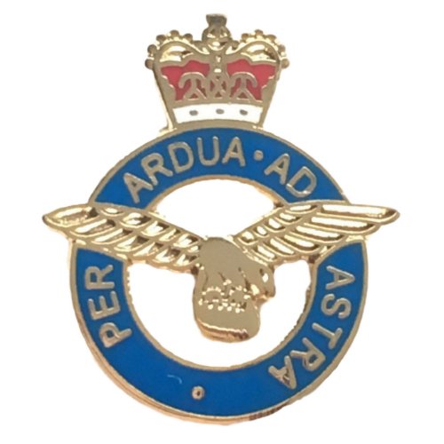 Image 1 of Royal Air Force British Military Enamel Badge Lapel Pin Set x 3
