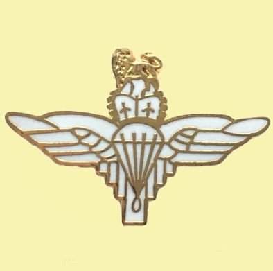 Image 0 of Parachute Regiment Royal Air Force Military Nickel Badge Lapel Pin Set x 3