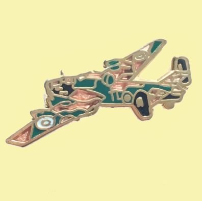 Image 0 of Halifax Plane Military Enamel Badge Lapel Pin Set x 3