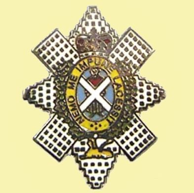 Image 0 of Black Watch British Military Enamel Badge Small Lapel Pin Set x 3