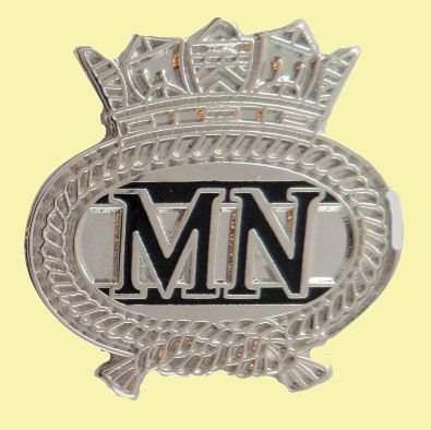 Image 0 of Merchant Navy British Military Enamel Badge Lapel Pin Set x 3