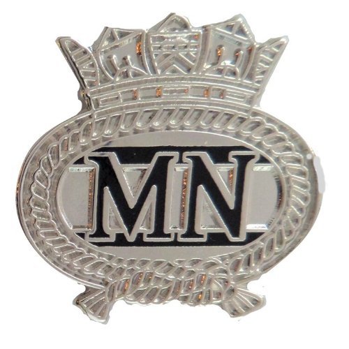 Image 1 of Merchant Navy British Military Enamel Badge Lapel Pin Set x 3