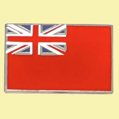 Image 0 of Royal Navy Red Ensign Flag British Military Enamel Badge Lapel Pin Set x 3