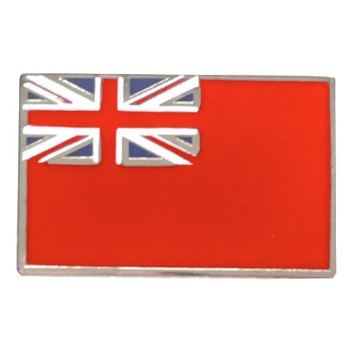 Image 1 of Royal Navy Red Ensign Flag British Military Enamel Badge Lapel Pin Set x 3