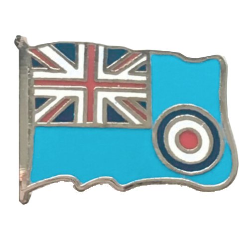 Image 1 of Royal Air Force Flag British Military Enamel Badge Small Lapel Pin Set x 3