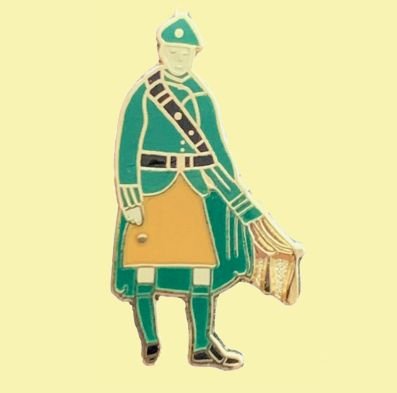 Image 0 of Irish Guard Figure Enamel Badge Lapel Pin Set x 3