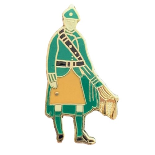 Image 1 of Irish Guard Figure Enamel Badge Lapel Pin Set x 3