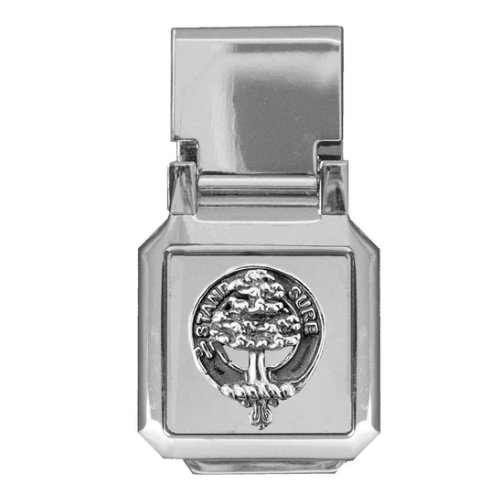 Image 1 of Anderson Clan Badge Stainless Steel Pewter Clan Crest Money Clip