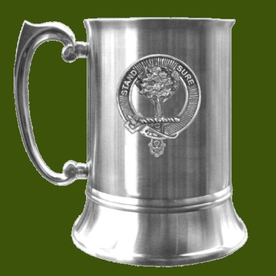 Image 0 of Anderson Clan Badge Stainless Steel Pewter Clan Crest Tankard