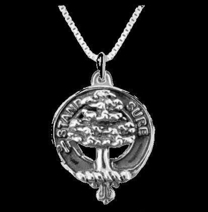 Image 0 of Anderson Clan Badge Sterling Silver Clan Crest Small Pendant