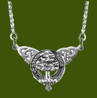 Image 0 of Anderson Clan Badge Double Drop Stylish Pewter Clan Crest Pendant