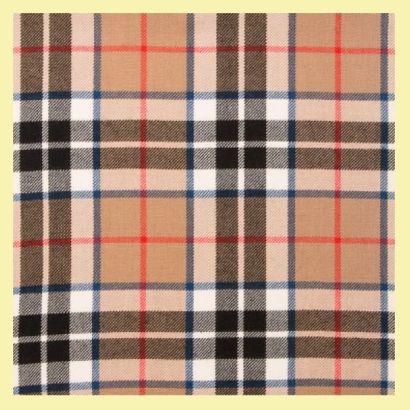 Image 0 of Thompson Camel Tartan Lightweight Wool Cape Ladies Serape