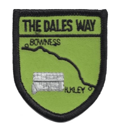 Image 1 of United Kingdom The Dales Way Shield Places Embroidered Cloth Patch Set x 3