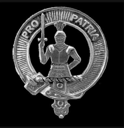 Image 0 of Bannerman Clan Cap Crest Sterling Silver Clan Bannerman Badge