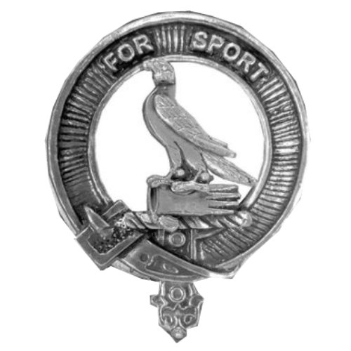 Image 1 of Clelland Clan Cap Crest Stylish Pewter Clan Clelland Badge