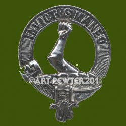 Armstrong Clan Crest Stylish Pewter Clan Armstrong Badge 