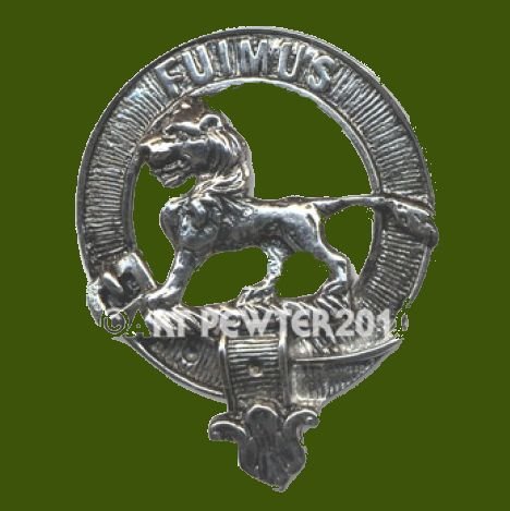 Image 0 of Bruce Clan Crest Stylish Pewter Clan Bruce Badge 