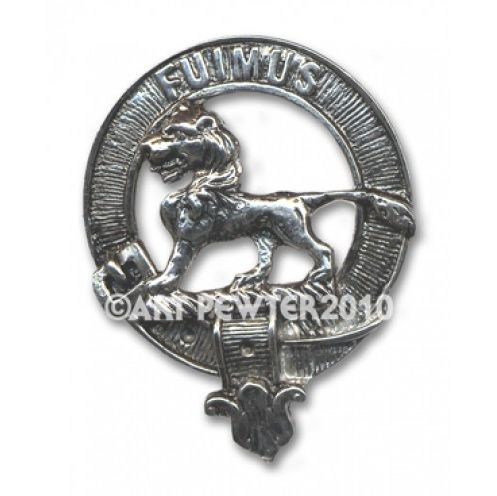 Image 1 of Bruce Clan Crest Stylish Pewter Clan Bruce Badge 