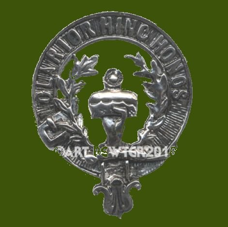 Image 0 of Buchanan Clan Crest Stylish Pewter Clan Buchanan Badge 