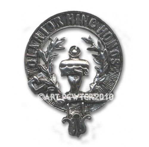 Image 1 of Buchanan Clan Crest Stylish Pewter Clan Buchanan Badge 