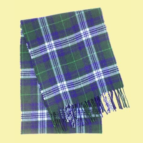 Image 0 of Jones John Welsh Tartan Brushed Lambswool Unisex Fringed Scarf