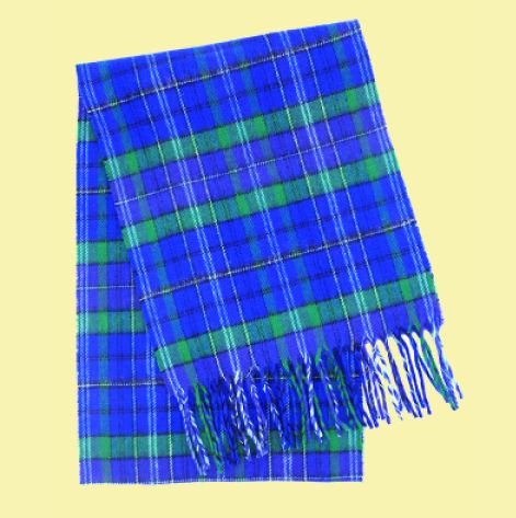 Image 0 of Davis Davies Welsh Tartan Brushed Lambswool Unisex Fringed Scarf