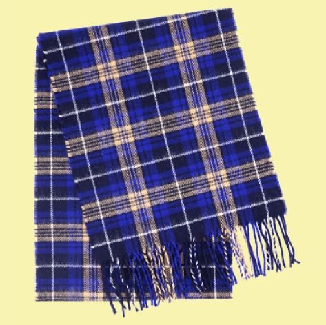 Image 0 of Rees Preece Welsh Tartan Brushed Lambswool Unisex Fringed Scarf